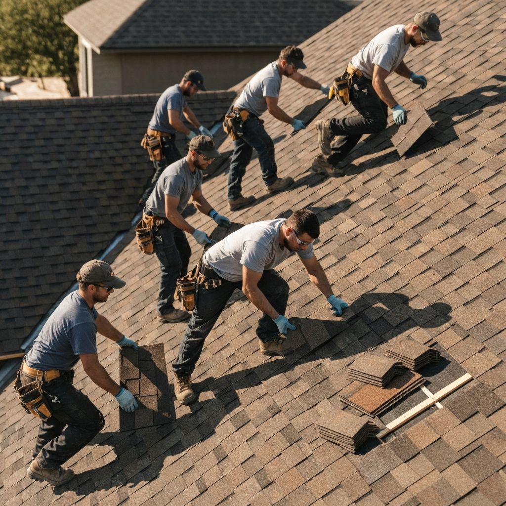 Professional roofing installation